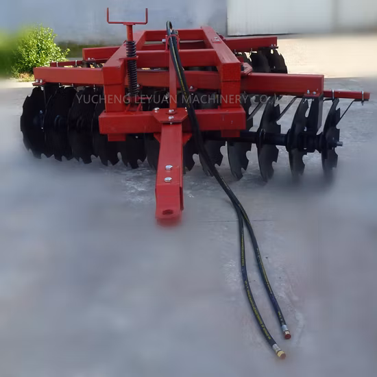 Schwere Landmaschinen für Scheibeneggen