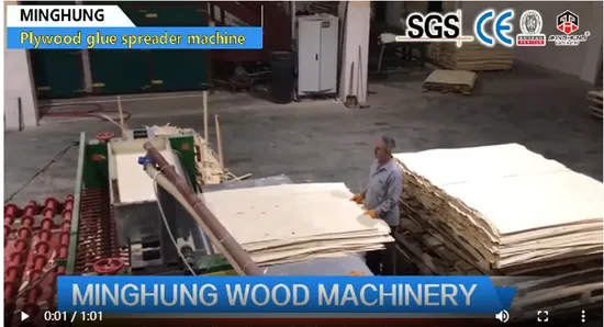 Roller-Sperrholz-Beschichtungsleimverteiler zum Verteilen von Leim auf Furnieren