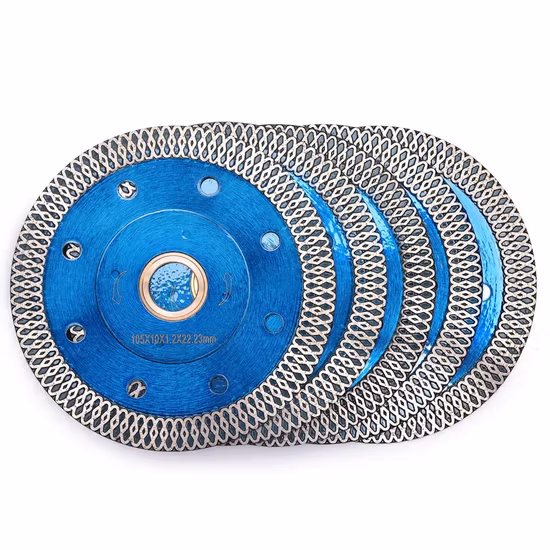 Heißgepresstes gesintertes Mesh-Turbo-Keramikfliesen-Granit-Marmor-Trennscheibe-Diamant-Sägeblatt